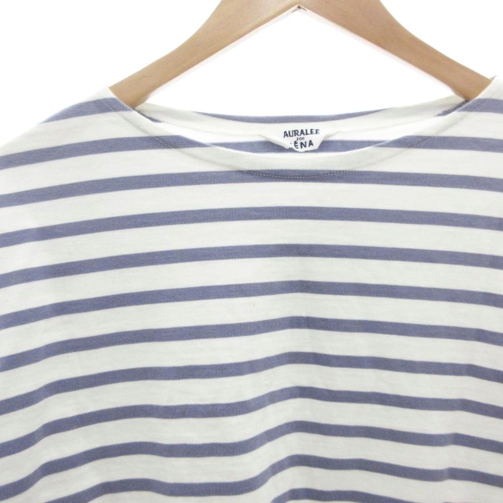 オーラリー AURALEE for IENA 別注 21SS バスクシャツ Tシャツ 