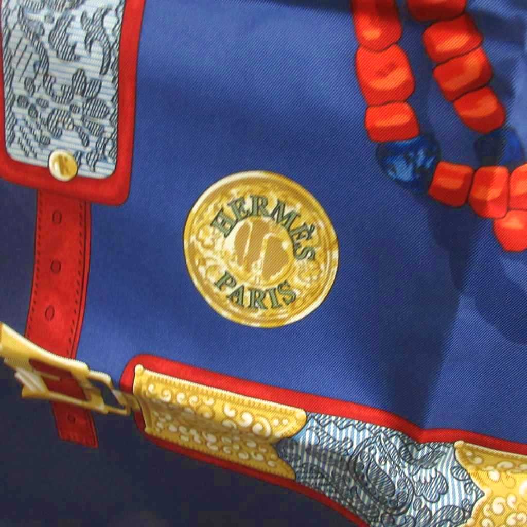 エルメス HERMES 美品 カレ 90 チベット Tibet スカーフ シルク 大判