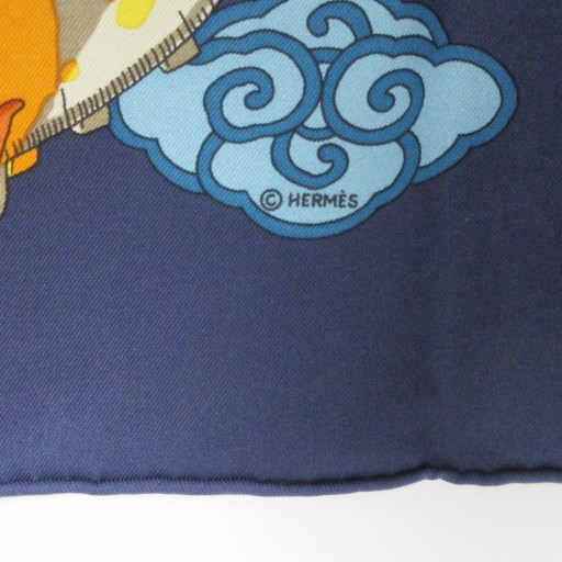未使用品 エルメス HERMES カレ90 Galop Volant 空飛ぶギャロップ 大判