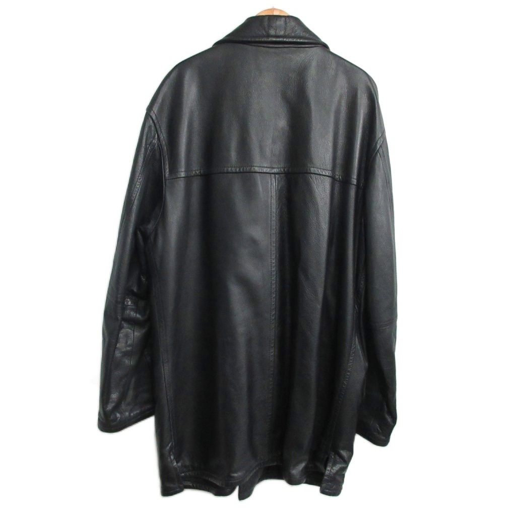 ヒューゴボス HUGO BOSS 90s オールレザー カーコート レザー