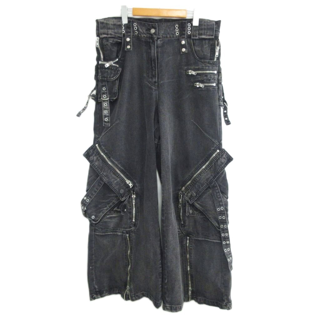 ノーフェイススタジオ NO FAITH STUDIOS 美品 23AW DENIM CARGO PANTS 