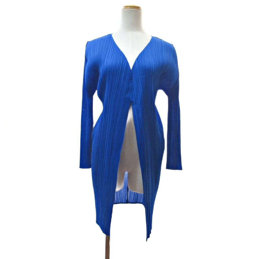プリーツプリーズ PLEATS PLEASE PP55-JA906 ロングカーディガン 中古・古着通販】PLEATS PLEASE (プリーツプリーズ) トッパープリーツ