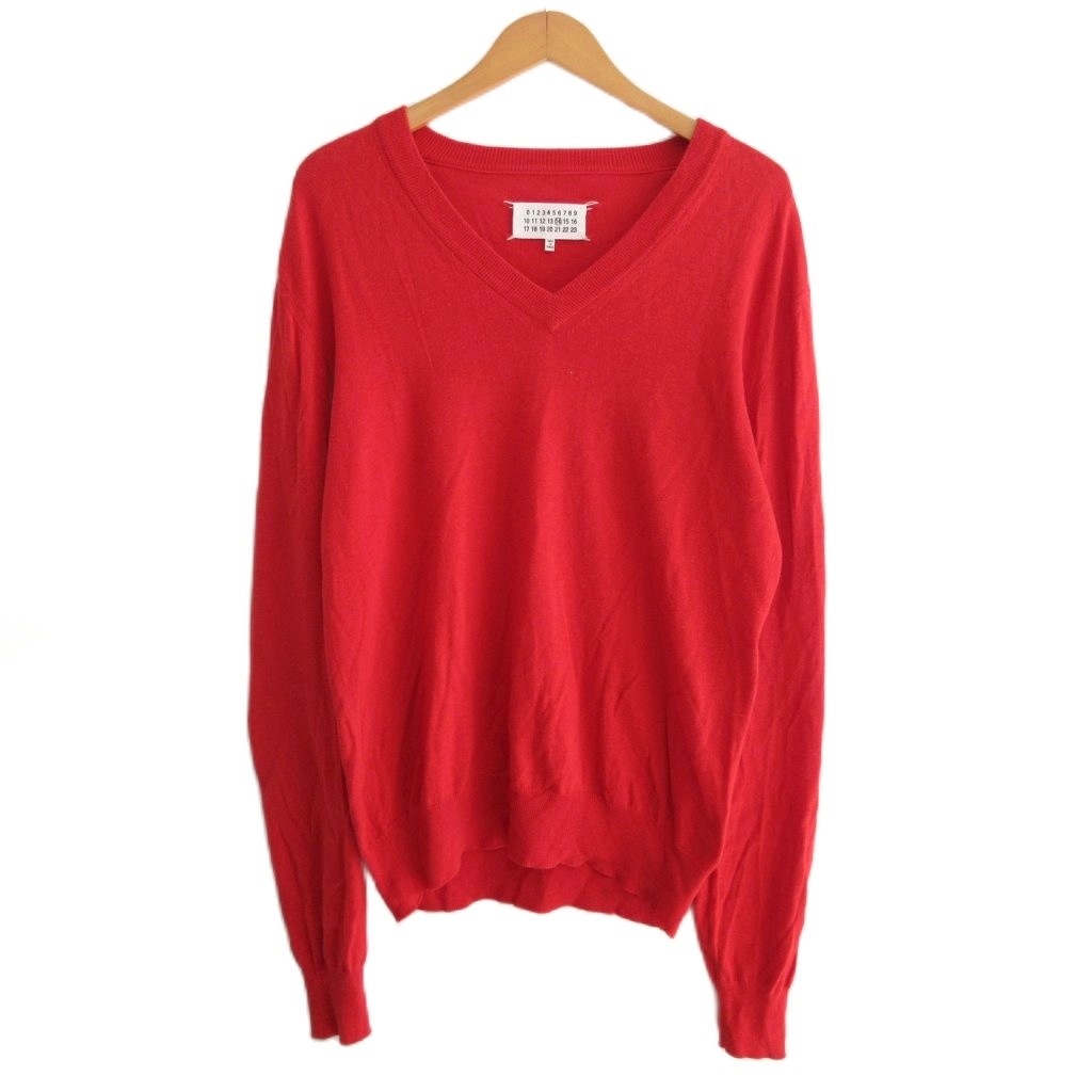 メゾンマルジェラ 14 Maison Margiela 14 エルボーパッチ Vネック 