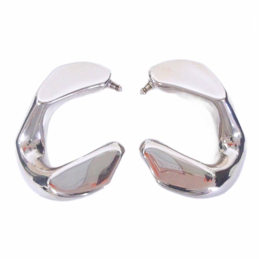 アレキサンダーマックイーン ALEXANDER MCQUEEN ピアス ハーフ フープ 