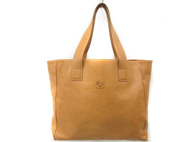イルビゾンテ IL BISONTE トートバッグ レザー ビッグ ブラウン 160914  