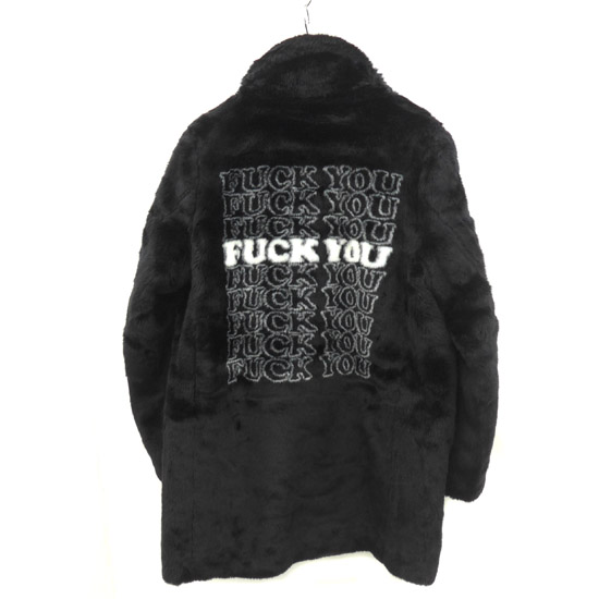 シュプリーム SUPREME 美品 17AW HYSTERIC GLAMOUR FAUX FUR COAT 