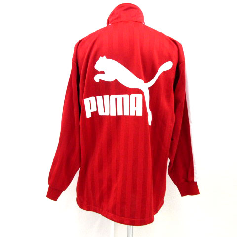 プーマ PUMA ジャージ セットアップ ジャケット パンツ 赤 レッド size 