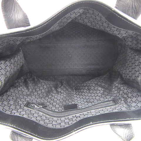 グッチ GUCCI 115517 ハンドバッグ トート ナイロンキャンバス レザー