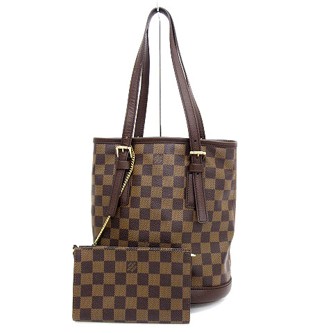 ルイヴィトン LOUIS VUITTON ダミエ マレ ショルダーバッグ バケット 