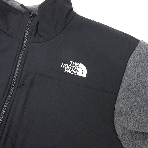 17AW 【THE NORTH FACE ノースフェイス】DENALI JACKET デナリジャケット フリース サイズXL NA61631 ミックスグレー 黒 灰色 supreme ザノースフェイス THE NORTH FACE 17AW Denali Jacket デナリ