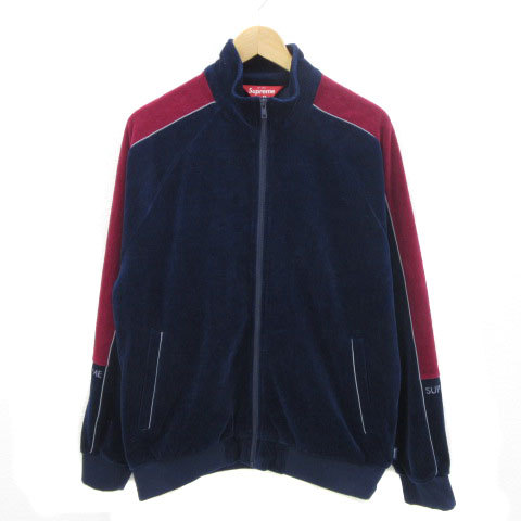 シュプリーム SUPREME 18AW Velour Track Jacket ベロア トラック 