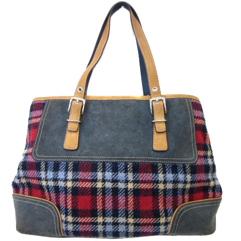 COACH チェック柄 ハンドバッグ 中型 コーチ COACH 9521 トート ハンドバッグ タータンチェック