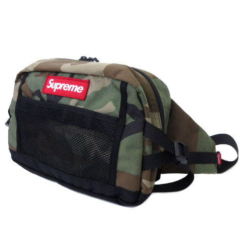 シュプリーム SUPREME 15AW Contour Hip Bag Camo ヒップバッグ  