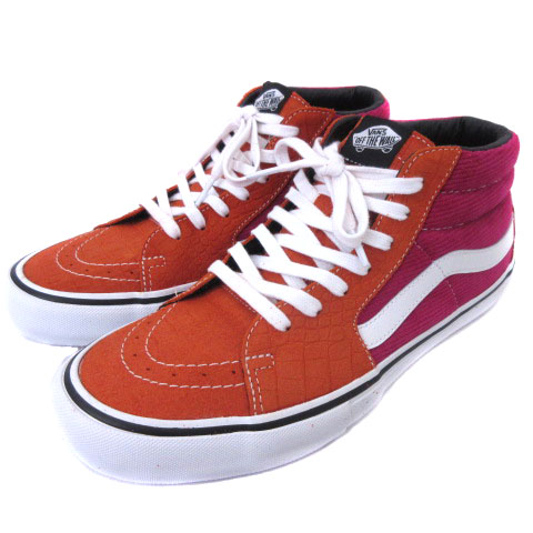 未使用品 シュプリーム SUPREME VANS 18SS SK8-MID PRO スニーカー 