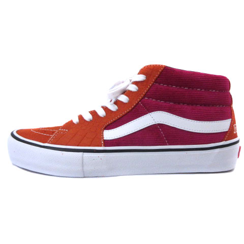 未使用品 シュプリーム SUPREME VANS 18SS SK8-MID PRO スニーカー 