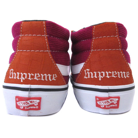 未使用品 シュプリーム SUPREME VANS 18SS SK8-MID PRO スニーカー 