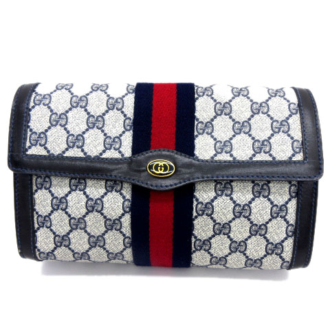 グッチ GUCCI OLD PVC ポーチ クラッチバッグ アクセサリー 