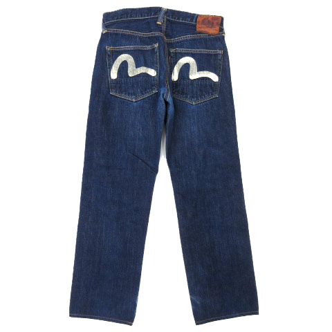 エヴィス EVISU Lot.3000 デニムパンツ カモメ ペイント ストレート 5P 