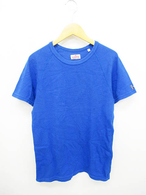 ハリウッドランチマーケット Hollywood Ranch Market Tシャツ 半袖 カットソー 3 青 O4 メンズ 102 ベクトルパーク