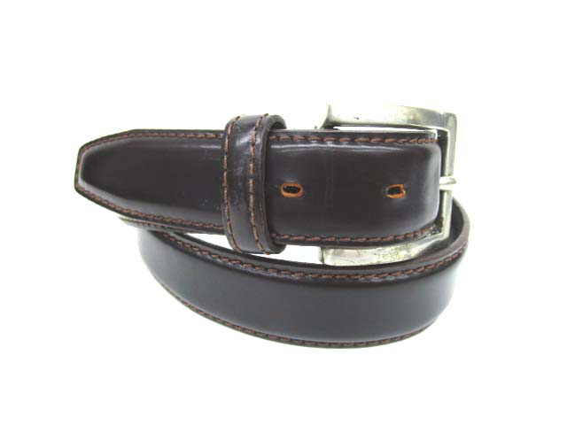 ポールスミス Paul Smith ベルト コードバン レザー 馬革 紳士用 ダークブラウン L メンズ 103 ベクトルパーク