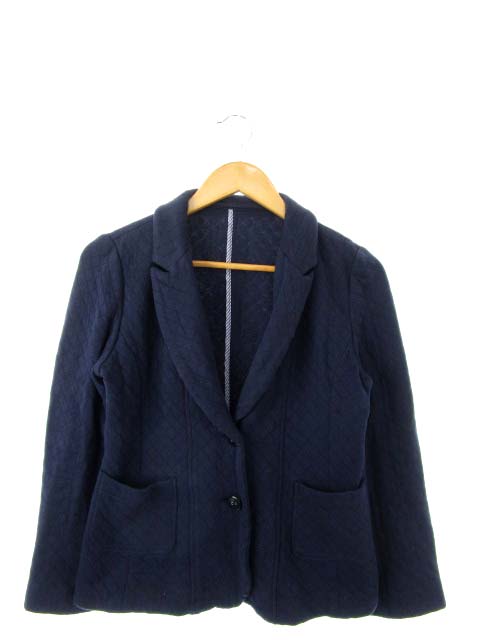 テーラード ジャケット キルティング 上着 アウター ネイビー レディース 103 ベクトルパーク