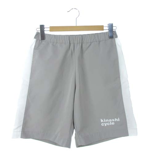 木梨サイクル Kinashicycle サイドライン ショートパンツ ハーフパンツ グレー M メンズ 103 ベクトルパーク