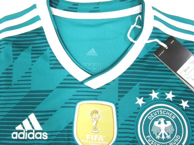 未使用品 アディダス adidas ドイツ代表 AWAY レプリカユニフォームS/S