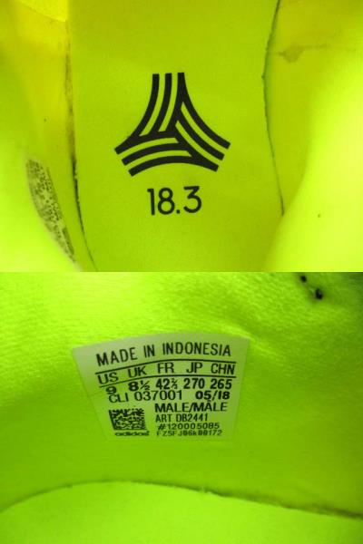 adidas フットサルシューズ 蛍光イエロー 28.5センチ 楽天市場】【10/30までポイント5倍】エックス ゴースト.3 IN ソーラー