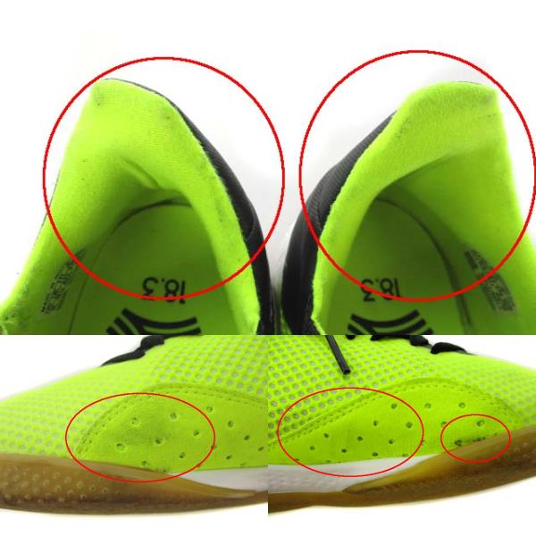adidas フットサルシューズ 蛍光イエロー 28.5センチ アディダス adidas エックス タンゴ 18.3 IN フットサル シューズ 靴