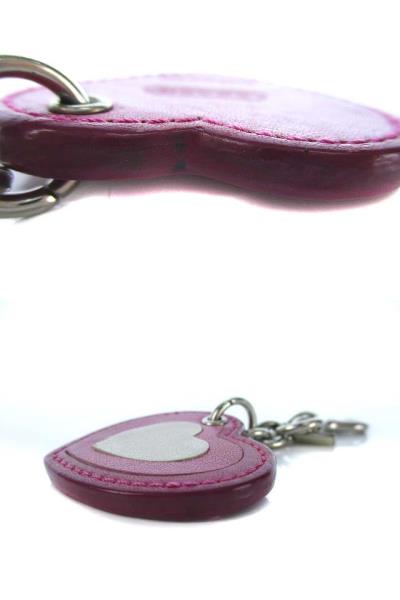 【新品】COACH ピンク レザー キーホルダー コーチ COACH キーホルダー レディース キーリング バッグ