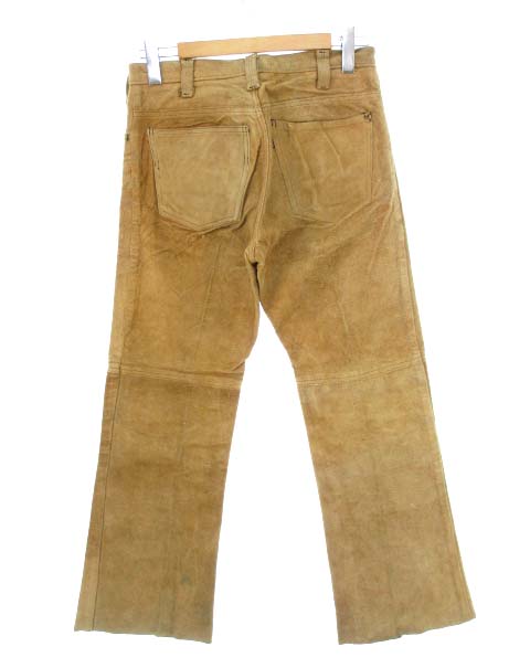 リーバイス Levi S 60 S 70 S Bige スエード レザー パンツ ブーツカット 42talon ヴィンテージ メンズ 103 ベクトルパーク