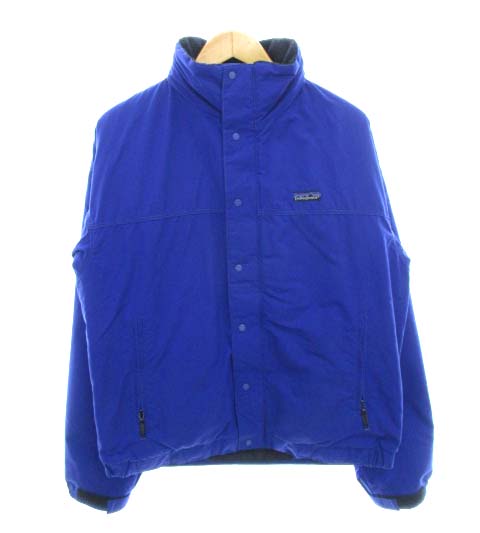 パタゴニア Patagonia 80 S ナイロン ジャケット 裏フリース 三角タグ Rマーク Usa製 ヴィンテージ ブルー メンズ 103 ベクトルパーク