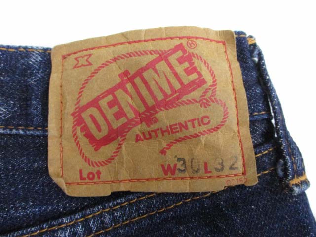 ドゥニーム Denime デニムパンツ ジーンズ レプリカ セルビッチ オリゾンティ期 ブルー W30 メンズ 103 ベクトルパーク