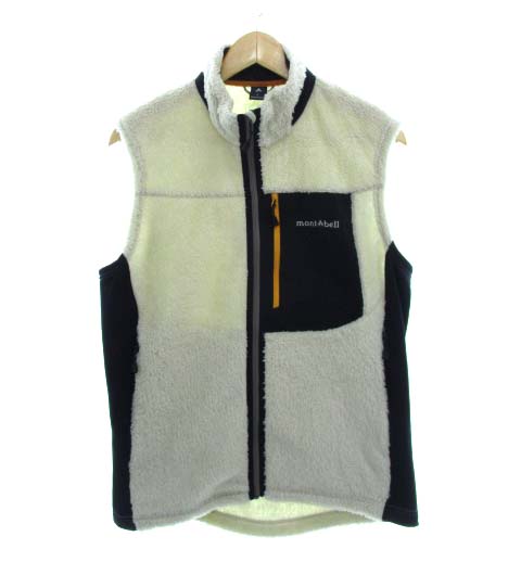 モンベル Montbell クリマエア ベスト ボア フリース アウトドア アイボリー L メンズ 103 ベクトルパーク