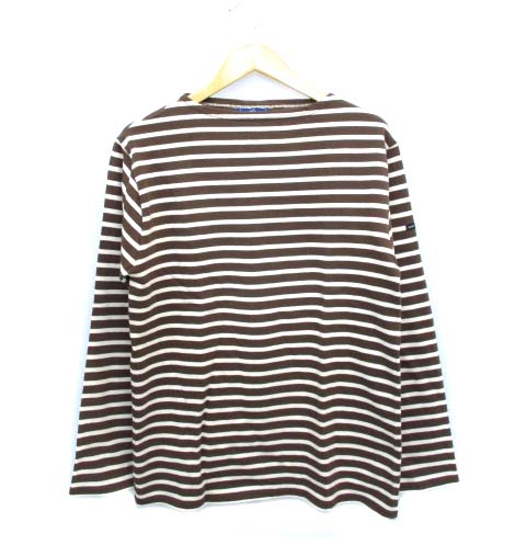 セントジェームス Saint James 80 S 90 S 旧タグ バスクシャツ ボーダー ロング Tシャツ Old ブラウン 生成り 6 L メンズ 103 ベクトルパーク セントジェームス Saint James 80 S 90 S 旧タグ バスクシャツ ボーダー ロング Tシャツ Old ブラウン 生成り 6 L メンズ 103 ベクトルパーク