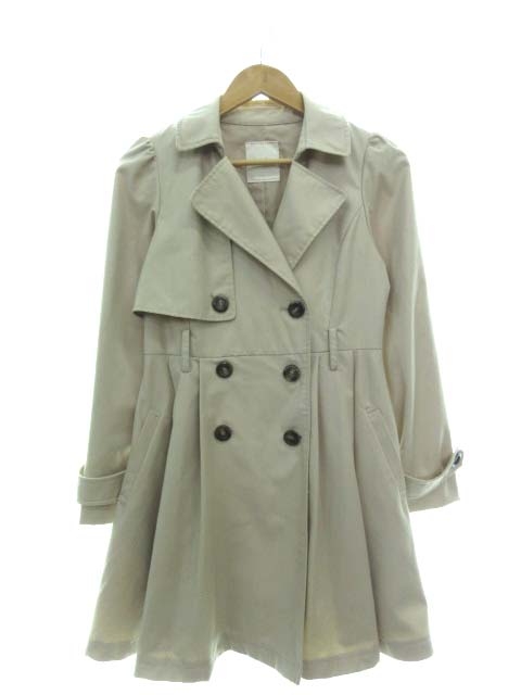 ダズリン Dazzlin トレンチコート フレア スプリングコート アウター 上着 ベージュ M レディース 103 ベクトルパーク