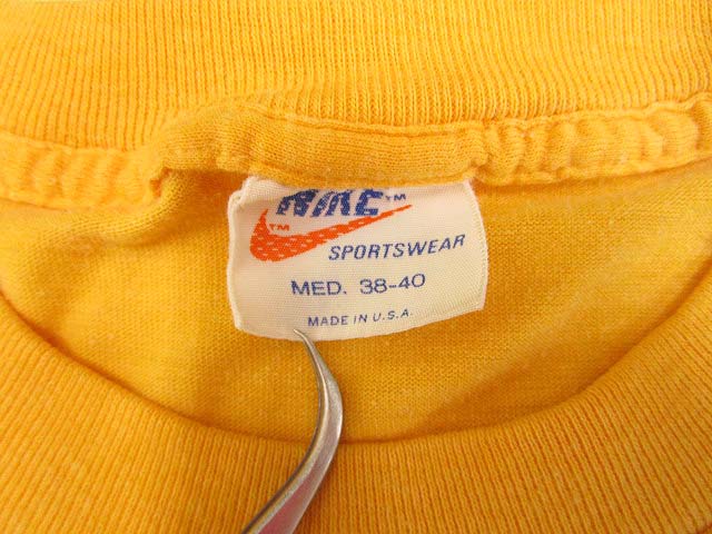 ナイキ NIKE 70's Tシャツ 4連ゴツナイキ USA製 ヴィンテージ 半袖