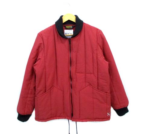 ブルコ Bluco ブルージャケット Blue Jacket 60 40 シンサレート バイカー レッド系 L メンズ 103 ベクトルパーク