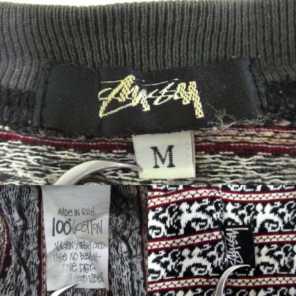 【新品タグ付き】STUSSY ステューシー シャツ パームツリー 総柄 USA製 ステューシー & パタが2024年夏コラボコレクションの全貌を公開