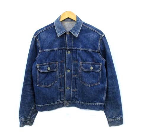 リーバイス セカンドデニムジャケット Gジャン バレンシア製 507xx 44 凄く 