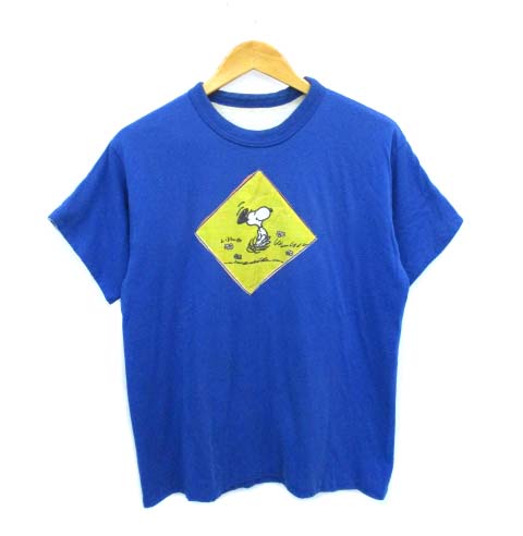 ヴィンテージ Vintage 80 S メリーガーデン Merry Garden リバーシブル Tシャツ スヌーピー プリント Usa製 ヴィンテージ 青 M メンズ 103 ベクトルパーク