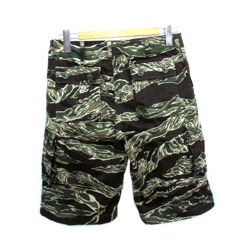 ザリアルマッコイズ The Real Mccoy S タイガーストライプ ショートパンツ カーゴ ハーフパンツ 迷彩 ミリタリー M メンズ 103 ベクトルパーク