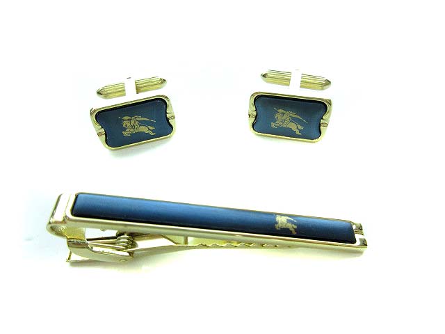 バーバリー ロンドン BURBERRY LONDON ネクタイピン カフス 3点