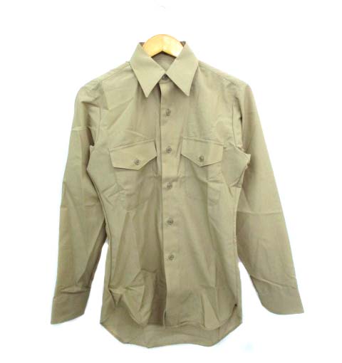 ヴィンテージ Vintage 80 S 米軍実物 Usmc ロングスリーブシャツ ミリタリー カーキ 14 33 メンズ 103 ベクトルパーク ヴィンテージ Vintage 80 S 米軍実物 Usmc ロングスリーブシャツ ミリタリー カーキ 14 33 メンズ 103 ベクトルパーク