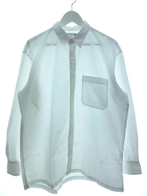 ユニクロ Uniqlo ジェイダブリュー アンダーソン Jw Anderson コットンブロードオーバーサイズシャツ 長袖 トップス ホワイト L メンズ 103 ベクトルパーク