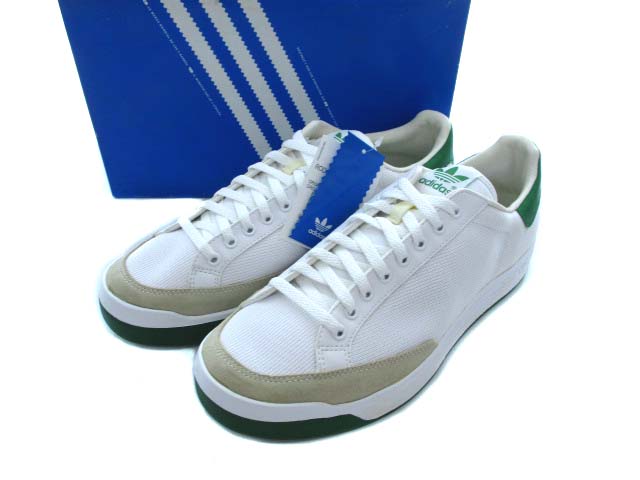 未使用品 アディダス Adidas ロッドレーバー Rod Laver 07年製 デッドストック スニーカー 白 緑 28 メンズ 103 ベクトルパーク