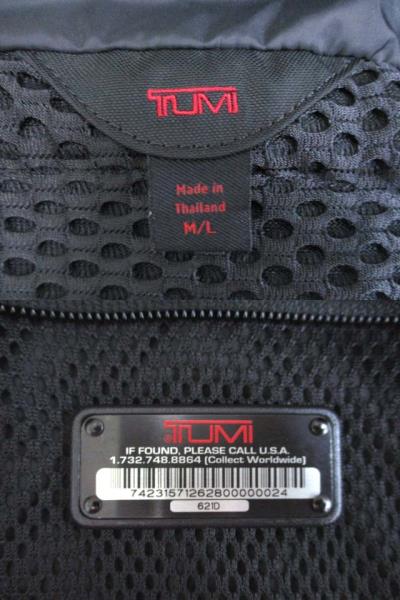トゥミ TUMI トラベル ベスト 621D 多機能 ブラック M/L メンズ 103
