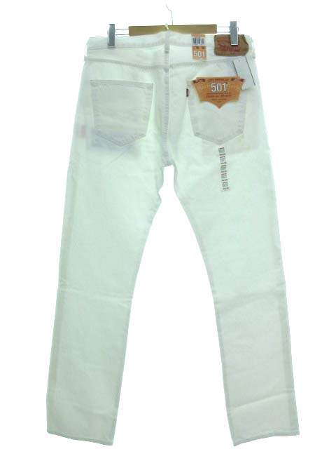 未使用品 リーバイス Levi S 501 0651 ホワイト デニムパンツ ジーンズ ストレート フラッシャー付き ビッグサイズ 36 メンズ 103 ベクトルパーク