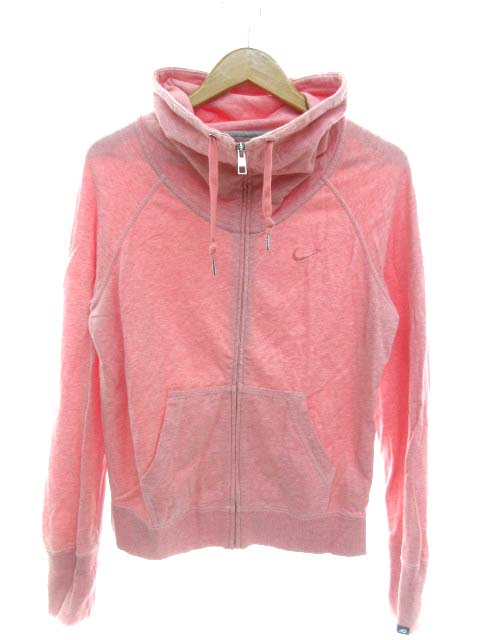 ナイキ Nike パーカー ジップアップ 裏毛 ピンク M レディース 103 ベクトルパーク