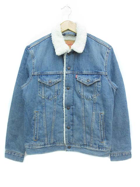 リーバイス Levi S シェルパトラッカージャケット ジージャン 裏ボア デニムジャケット ブルー S メンズ 103 ベクトルパーク